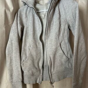 Lululemon Athletica Light Gray Hoodie